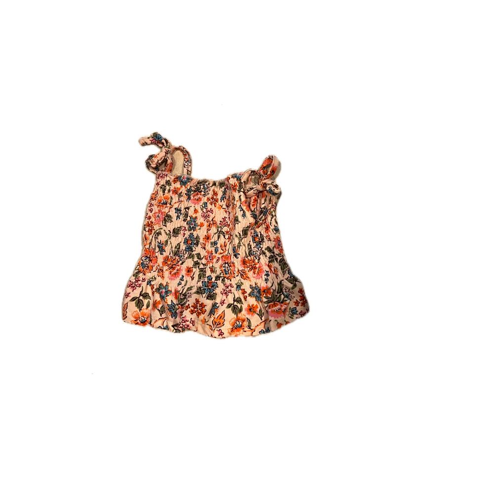 Btween Baby Floral Girl's Top Bottom Set 18Mos